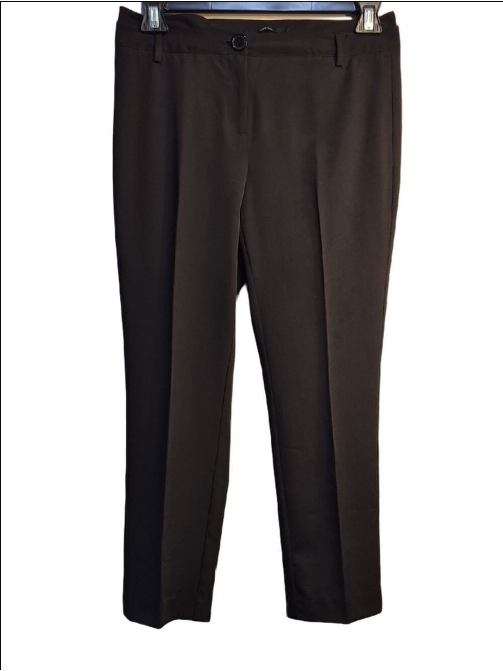 Jacob Black Strait LegsTailored Pants With Adjust Fitted  In Size 8